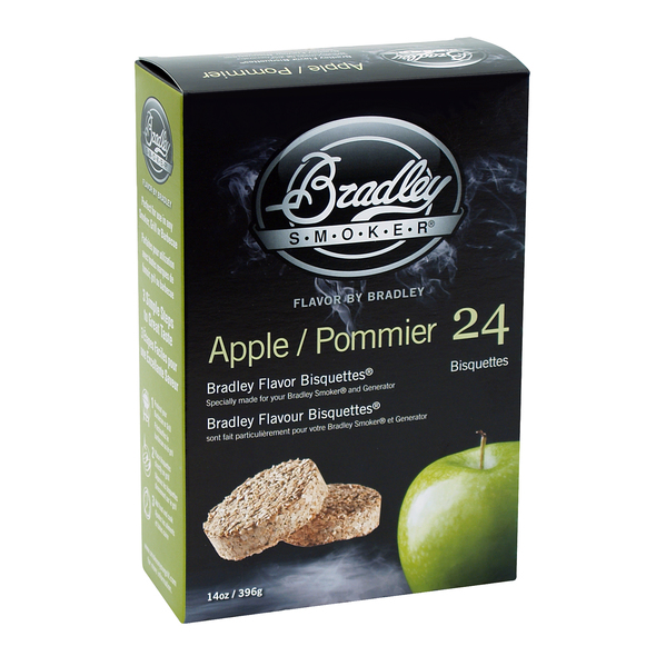 Bradley Apple Bisquettes 24 Pack - BTAP24