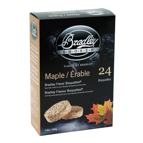 Bradley Maple Bisquettes 24 Pack 