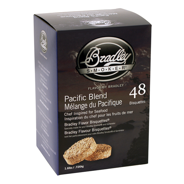 Bradley Pacific Blend Bisquettes 48 Pack - BTPB48