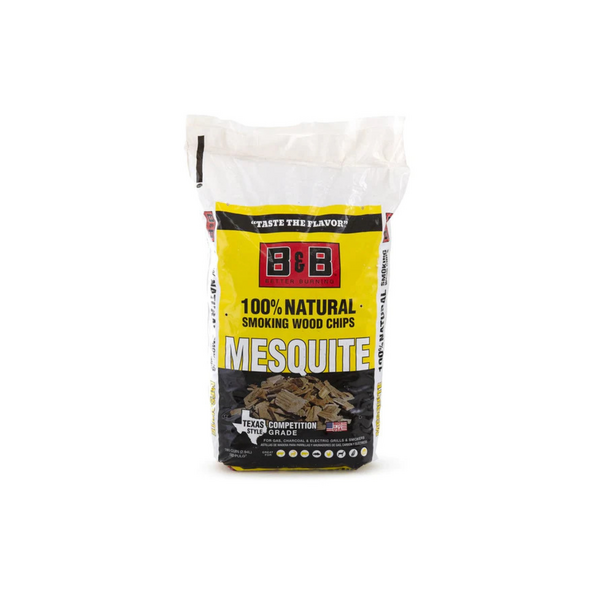 B&B Mesquite Smoking Wood Chips (180cu.in/750g)