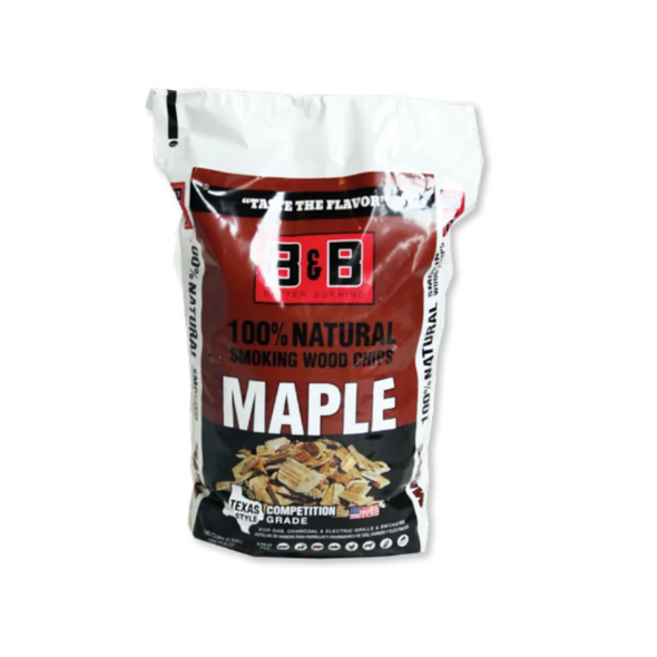 B&B Maple Smoking Wood Chips (180cu.in/750g) - C00127-T