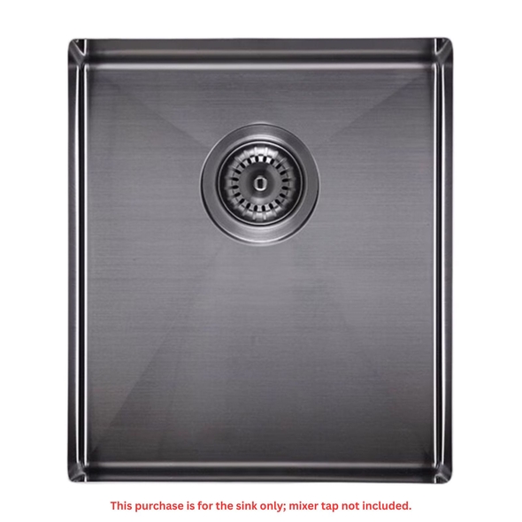 Abey Piazza Single Bowl Sink Black Pearl - CR340B