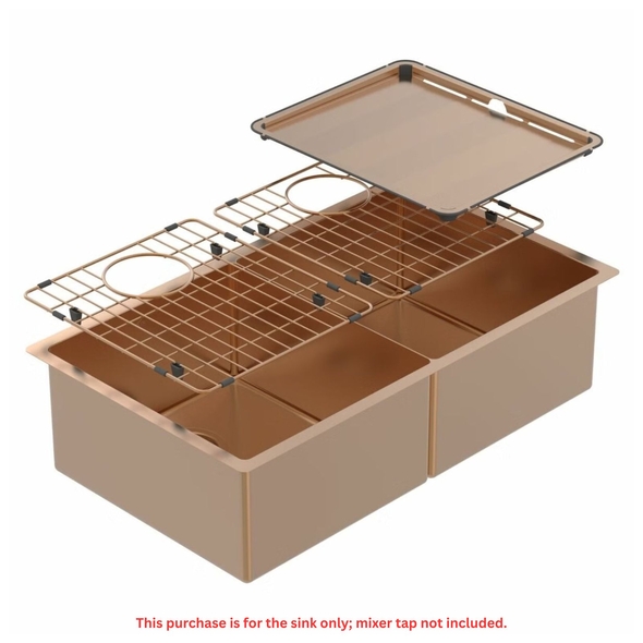 Abey Piazza Double Bowl Sink - CR340DCO