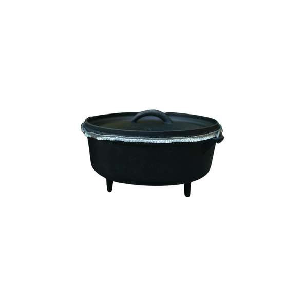 Camp Chef 10 Cast Iron Deluxe Dutch Oven- 6 Quart 