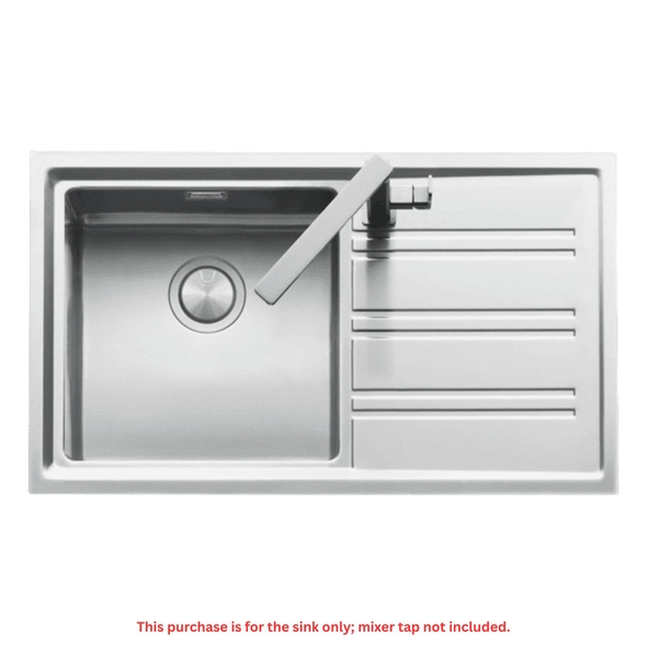 Easy Single Bowl & Left Hand Bowl & Drainer - EASY100L