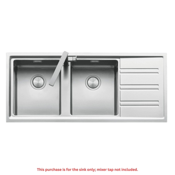 Easy Double Bowl & Left Hand Bowl & Drainer - EASY200L