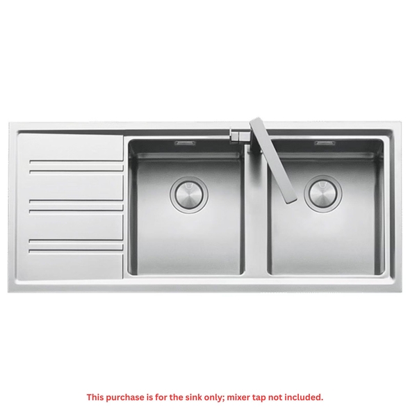Easy Double Bowl & Right Hand Bowl & Drainer - EASY200R
