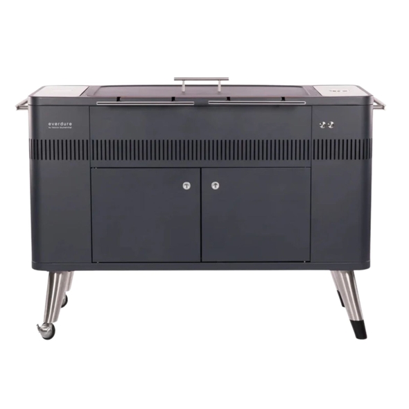 Everdure HUB™ Electric Ignition Charcoal Barbeque (Black) - EHUB2B