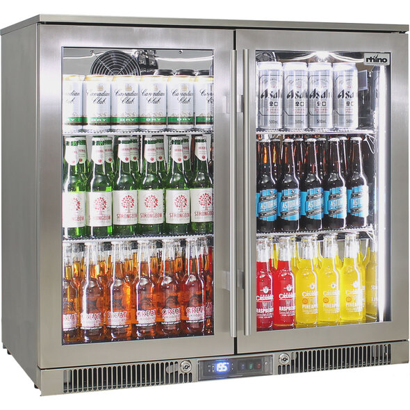 Outdoor Rhino ENVY Bar Fridge Coldest Beer 43ºC+ Best Alfresco 316 Marine Grade Stainless Quiet With No Condensation - Model ENV2H-SS