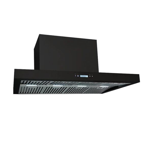 EURO 120cm Alfresco Canopy Rangehood (Black) - ERB120BK3R
