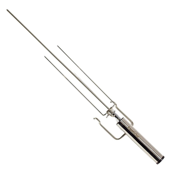 EspetoSul Premium Rotisserie BBQ Skewer/Rod Portable brazilian Stainless Steel Motorised battery powered