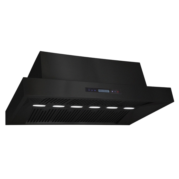 EXCELSIOR BLACK BBQ RANGEHOOD WALL MOUNTED 1480MM - EXRH56-1480