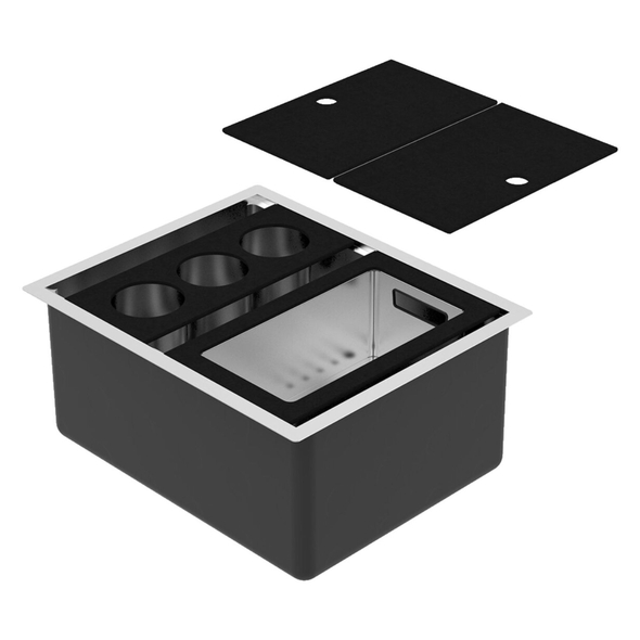 Abey Alfresco Party 320 Single Bowl Sink with Accessories - FRAP320