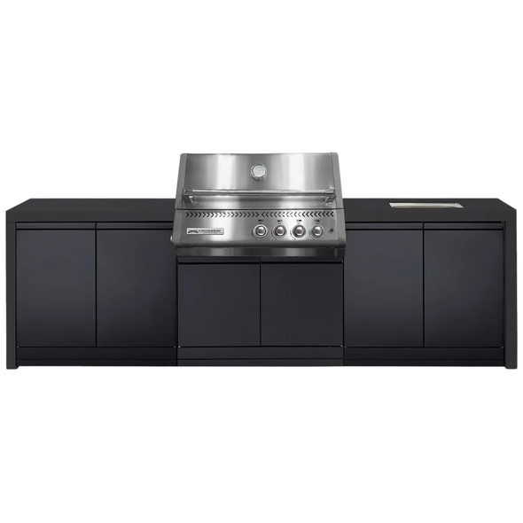 Crossray Premium Xplor Outdoor Kitchen with 304SS under bench sink & cover - GD4KB-08