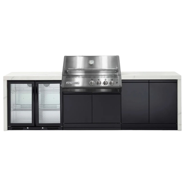 Crossray Premium Xplor Outdoor Kitchen with Double Door Fridge - GD4KW-05
