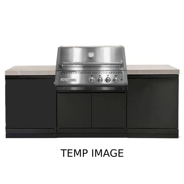Crossray Compact Xplor Outdoor Kitchen With Single Door Fridge - GD4XKSS-1