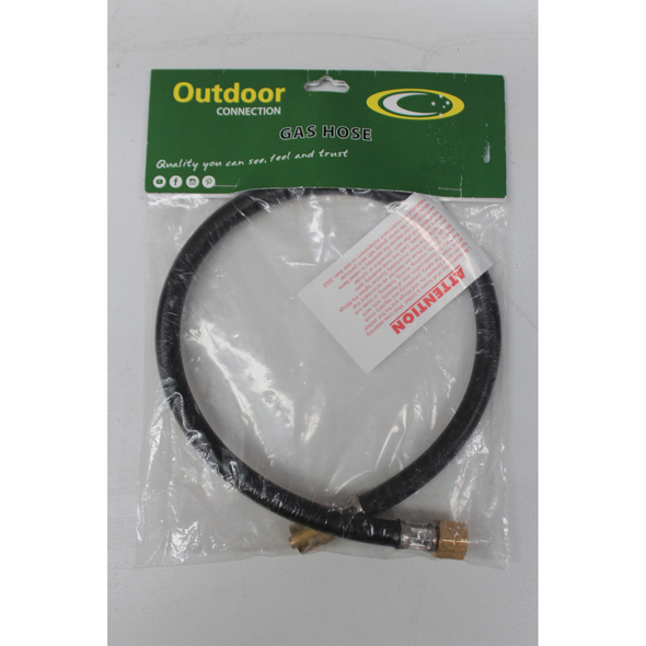 High Pressure Gas Hose 600mm Length with 3/8 LH x Fine Thread