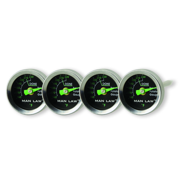 Man Law Glow In The Dark (Set of 4) Potato Gauges (MAN-T343PBBQ)