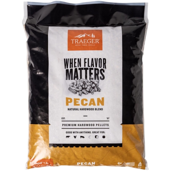 TRAEGER BBQ Wood Pellets 9kg Pecan - PEL314