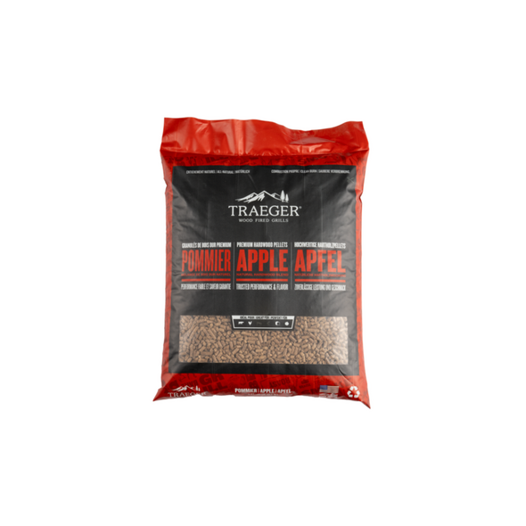 TRAEGER Apple BBQ Wood Pellets (20lb/9kg) - PEL318