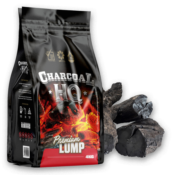 Charcoal HQ - Premium Lump BBQ Charcoal (4kg) - PL-4KG