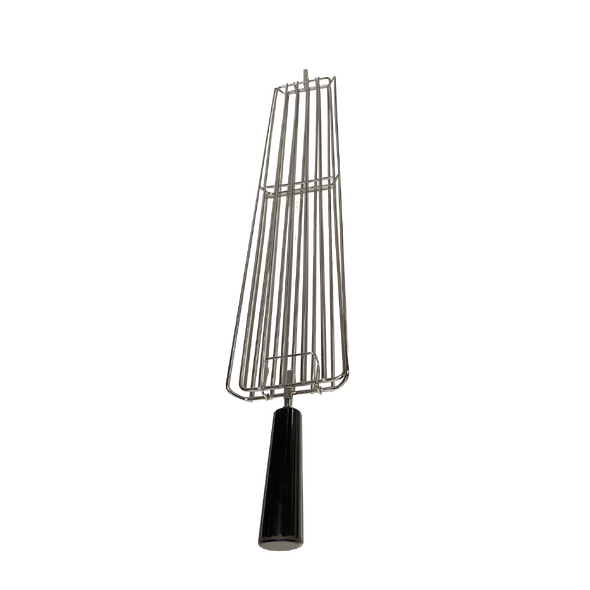 Cyprus Grill Stainless Rotating Cage - Black Handle- RG-1208