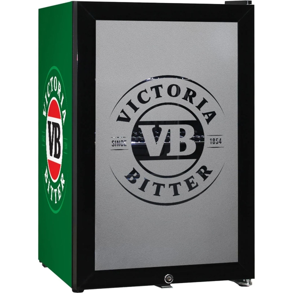 VB Branded Glass Door Bar Fridge With Cool Frosted Door Logo - SC70-B-VB-V1 