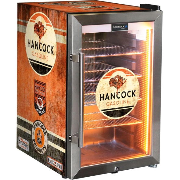 Hancock Vintage Fuel Pump Branded Bar Fridge, Great gift idea! - SC70-FP-HANCOCK