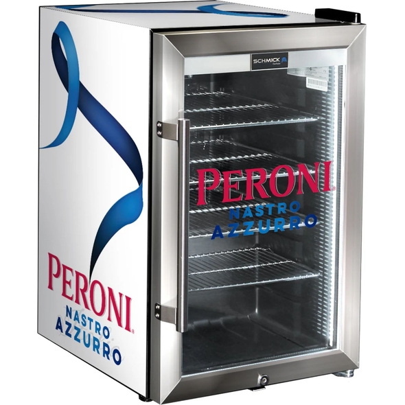 Peroni branded bar fridge, Great gift idea! Great Entertaining Room Or Man Cave Item - SC70-SS-PERONI 