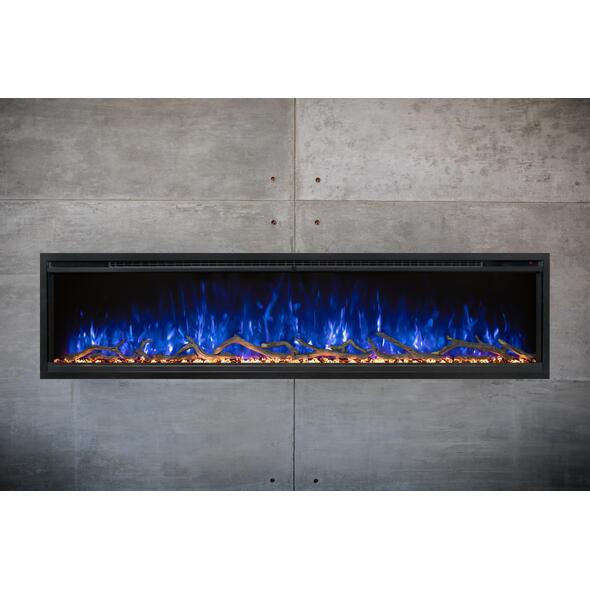 Modern Flames Spectrum 50"  Slimline With Log Set - SPS-50B/AUS