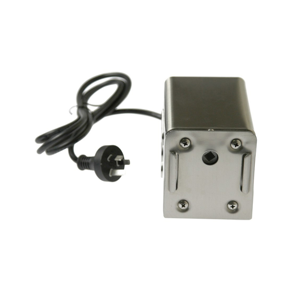 A40 Stainless Motor W/out Pin to suit BBQ Rotisserie Kit w/ Slit System  From The BBQ Store - SSM-3073