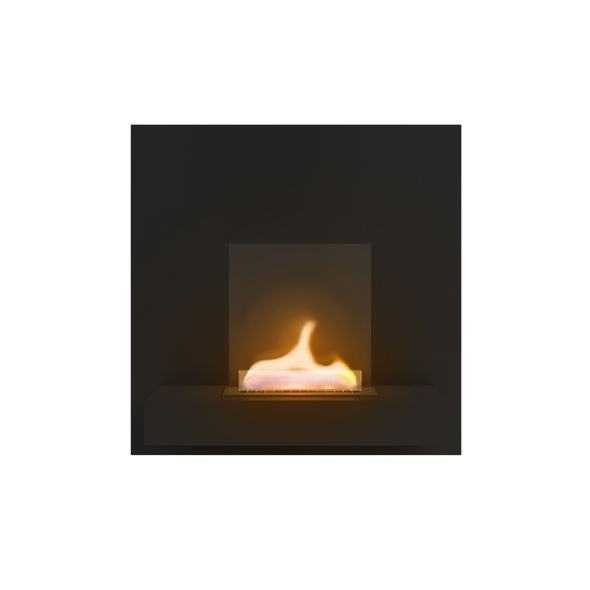 Tenderflame Square 180 Black Fireplace - TF-100172