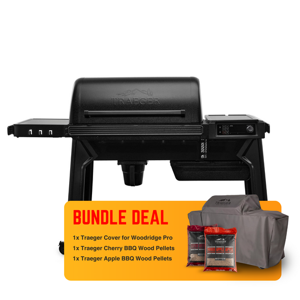 Traeger WOODRIDGE™ PRO Pellet Grill Starter Bundle - TFB97JLHI-BUN