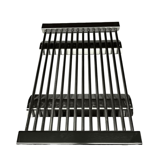 Stainless Steel Round bar Grill with Infrared burner protectors Crossray 280x395mm - TOP-RBGSS Crossray